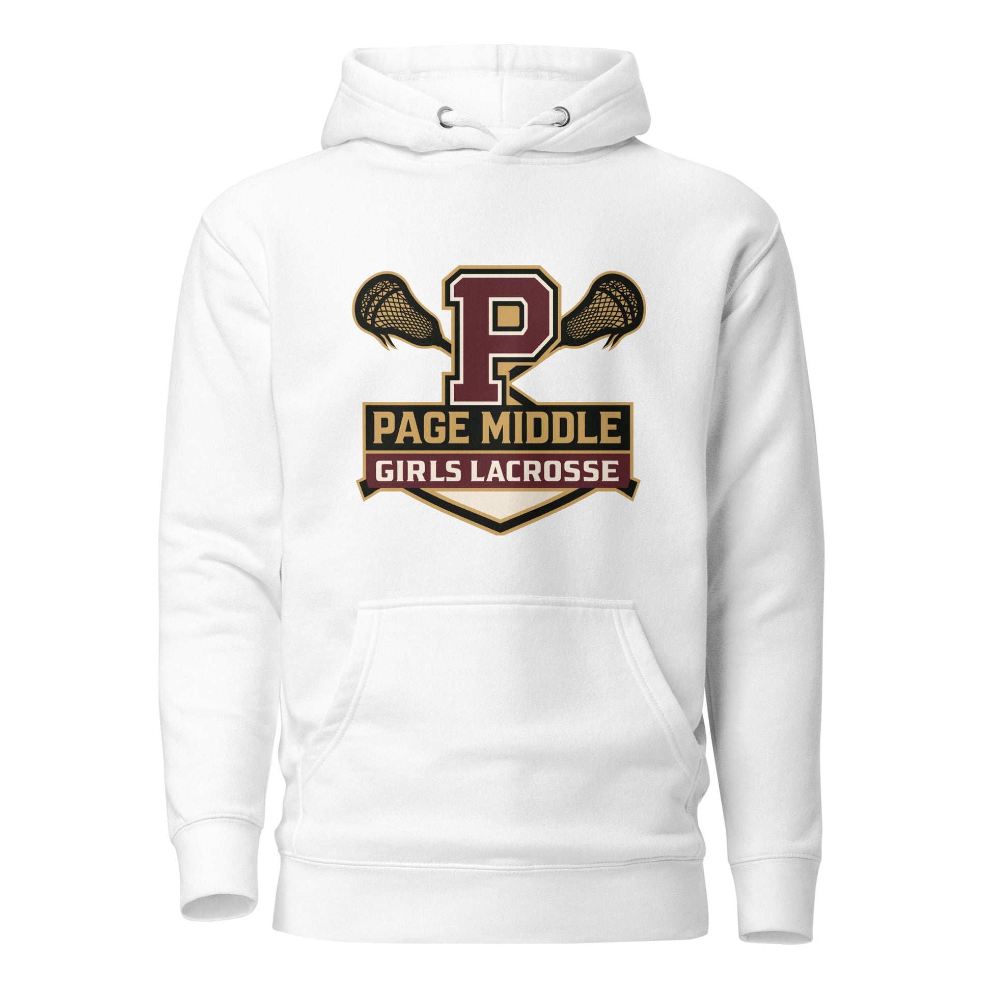 Performance | Hoodie | Page Middle Girls Lacrosse | Block P Logo