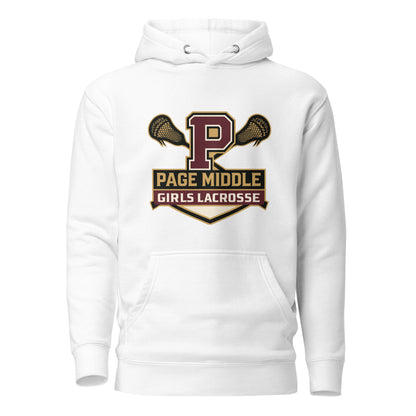 Performance | Hoodie | Page Middle Girls Lacrosse | Block P Logo