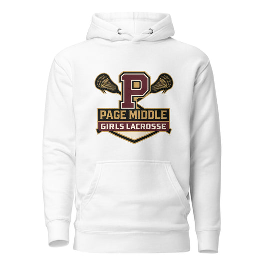 Performance | Hoodie | Page Middle Girls Lacrosse | Block P Logo