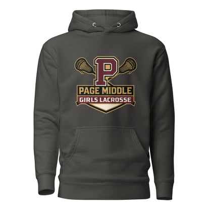Performance | Hoodie | Page Middle Girls Lacrosse | Block P Logo