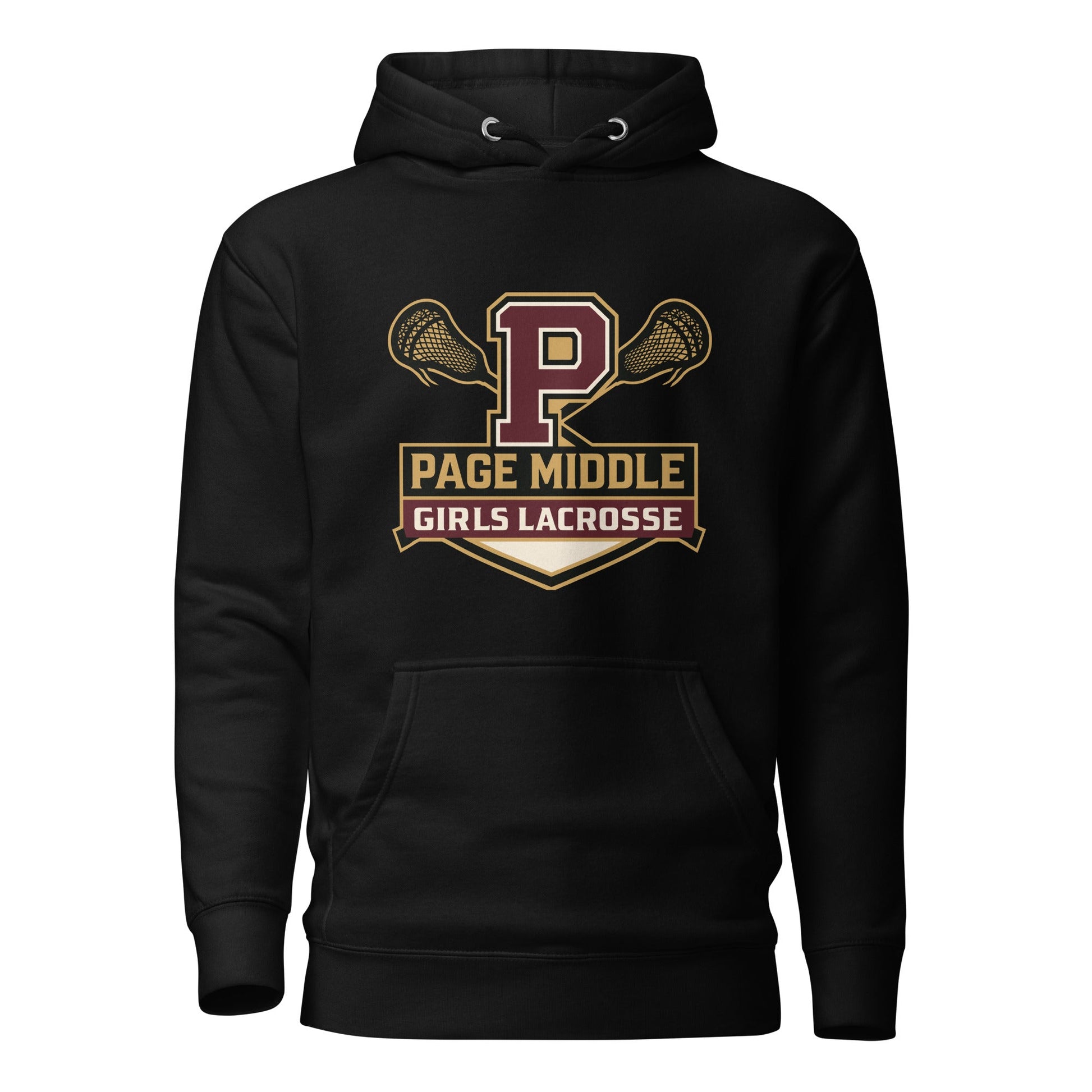 Performance | Hoodie | Page Middle Girls Lacrosse | Block P Logo