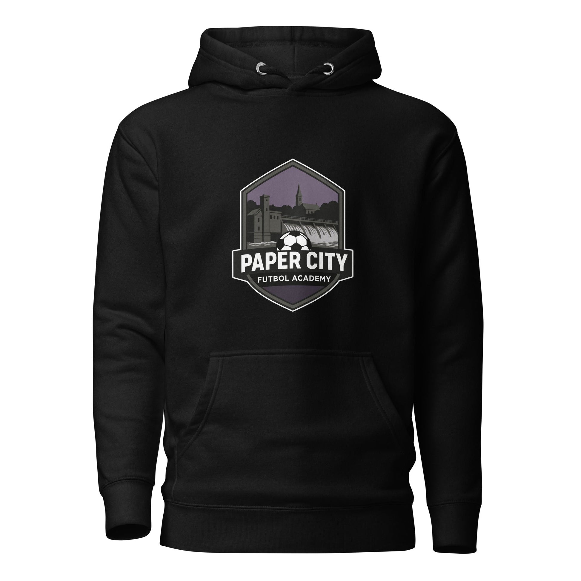 Performance | Hoodie | Paper City Futbol Academy | Vanguard Shield Logo