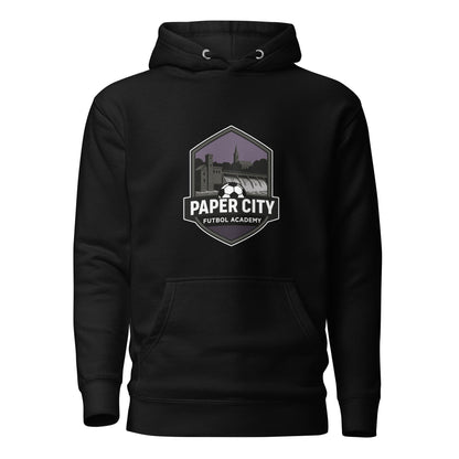 Performance | Hoodie | Paper City Futbol Academy | Vanguard Shield Logo