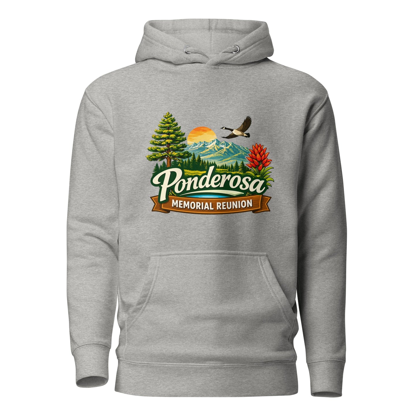 Performance | Hoodie | Ponderosa Reunion | Painted Mountain Crest Logo