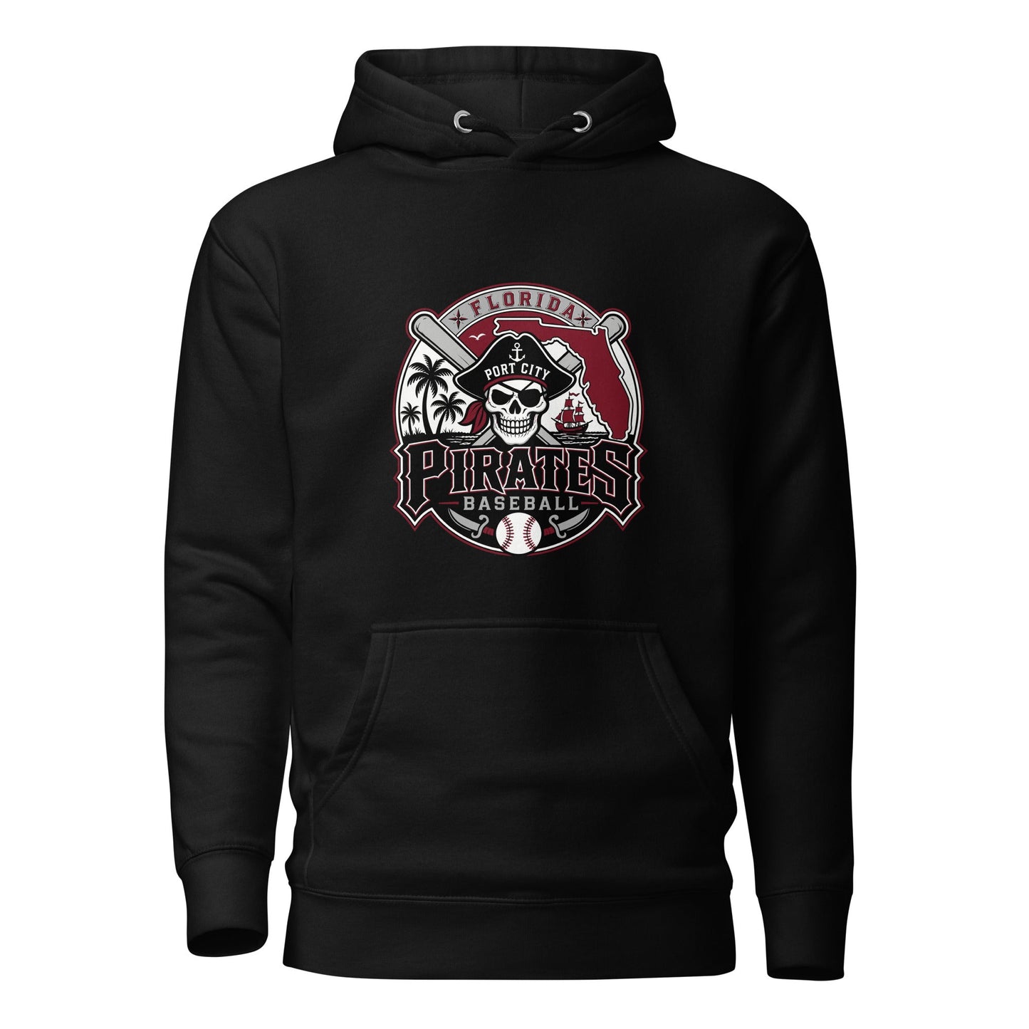 Performance | Hoodie | Port City Pirates | Emblem Logo