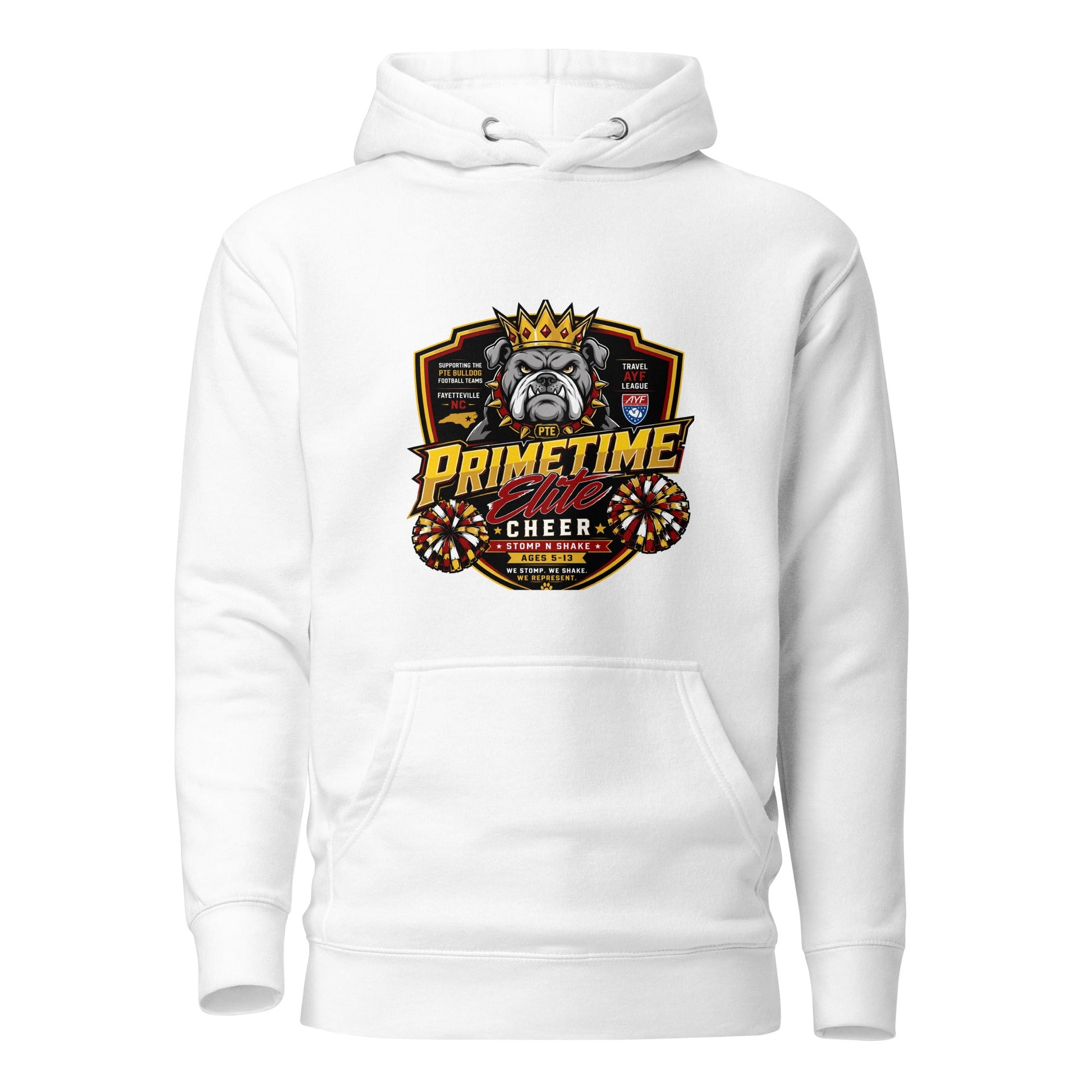 Performance | Hoodie | PTE Bulldog Cheer | Shield Logo