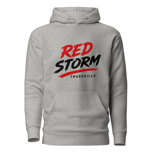 Performance | Hoodie | Red Storm | Modern Script Logo