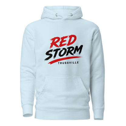 Performance | Hoodie | Red Storm | Modern Script Logo