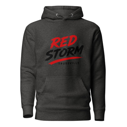 Performance | Hoodie | Red Storm | Modern Script Logo