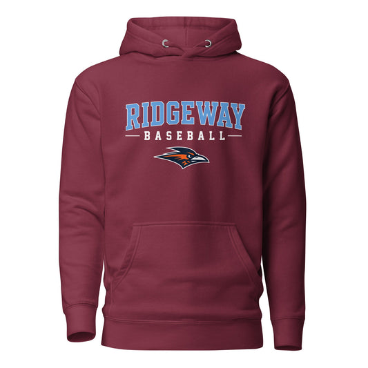 Performance | Hoodie | Ridgeway High School Baseball | Athletics Logo