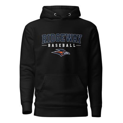 Performance | Hoodie | Ridgeway High School Baseball | Modern Script Logo