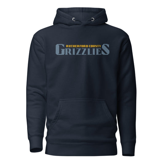Performance | Hoodie | Rutherford County Grizzlies Football | Alt Script Logo