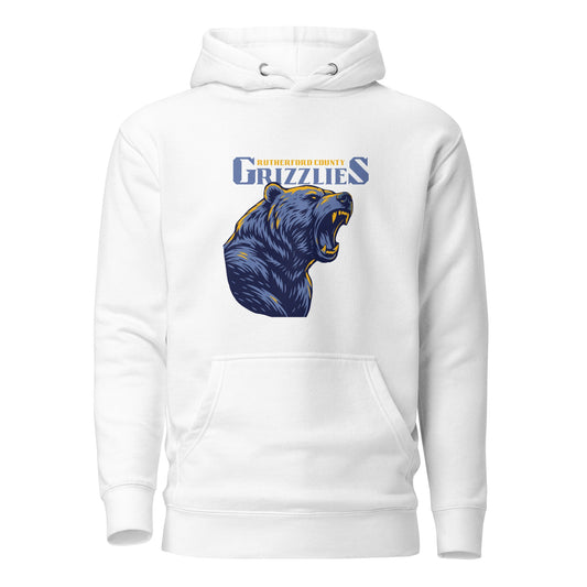 Performance | Hoodie | Rutherford County Grizzlies Football | Big Grizzlies Logo