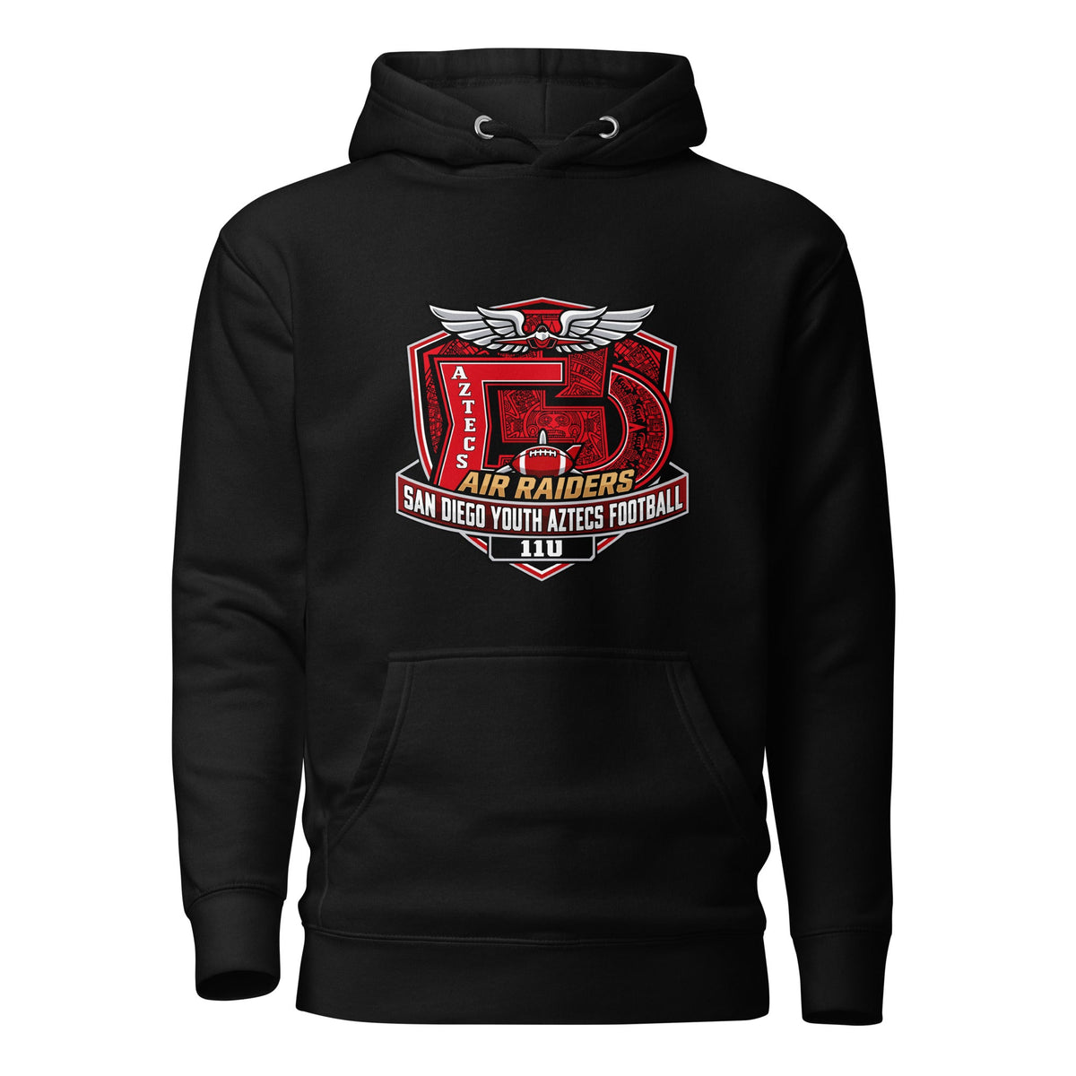 Performance | Hoodie | San Diego Youth Aztecs Football 11u Air Raiders | Shield Logo