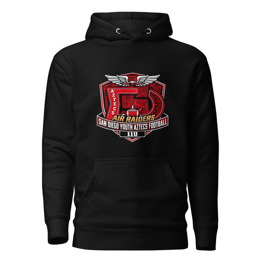 Performance | Hoodie | San Diego Youth Aztecs Football 11u Air Raiders | Shield Logo