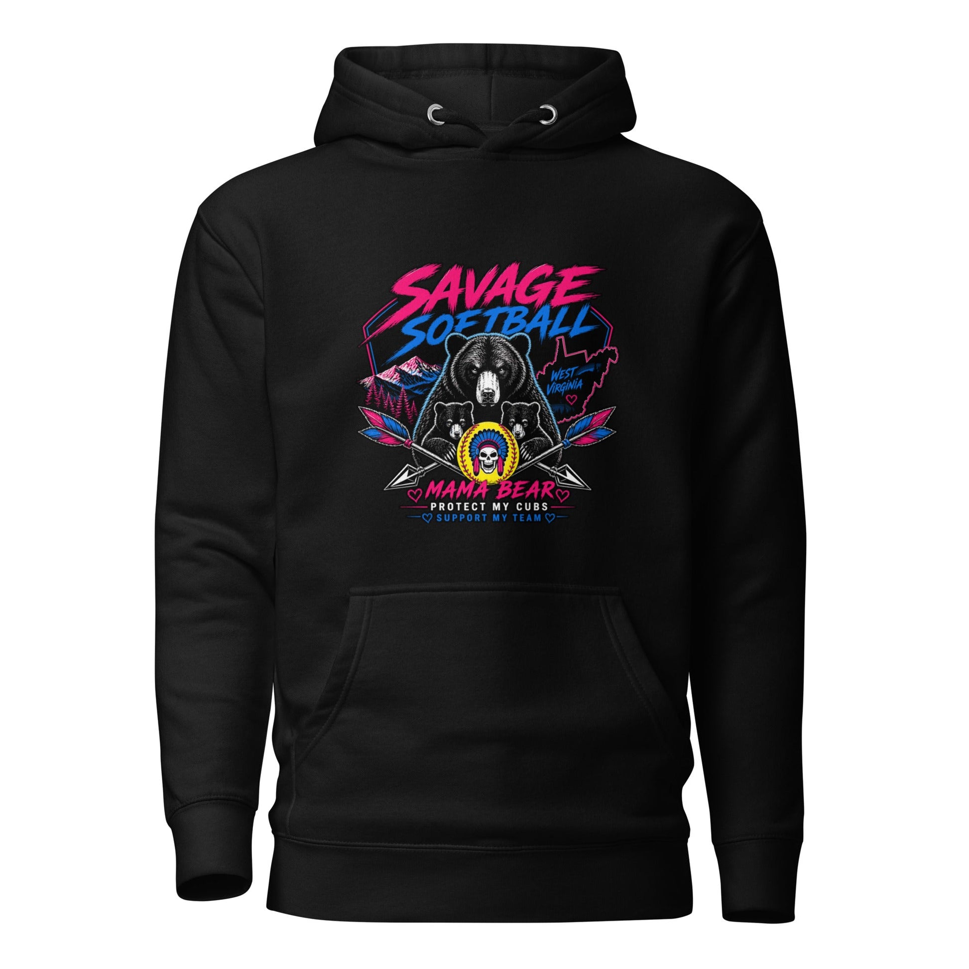 Performance | Hoodie | Savage Softball | Mascot Logo