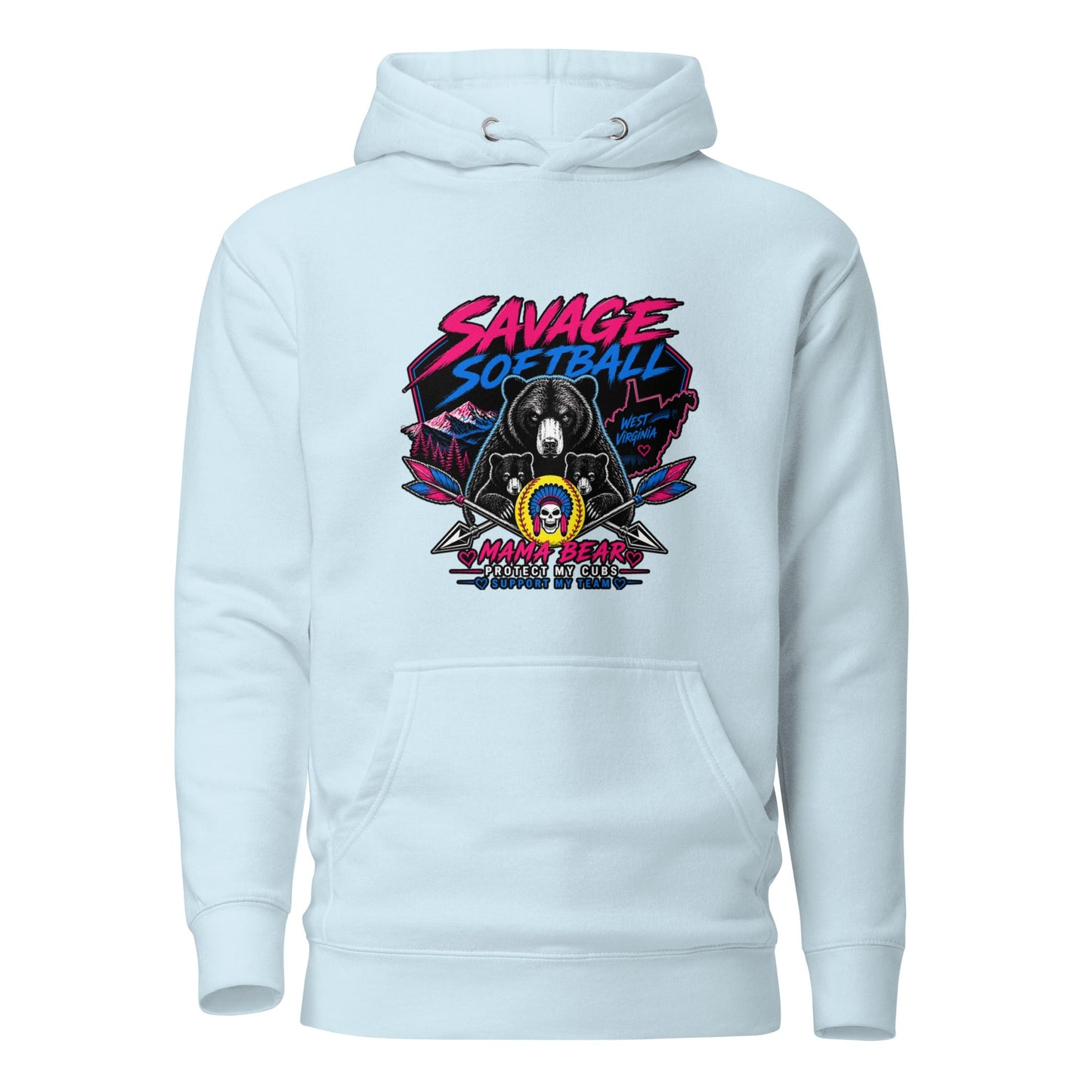 Performance | Hoodie | Savage Softball | Mascot Logo