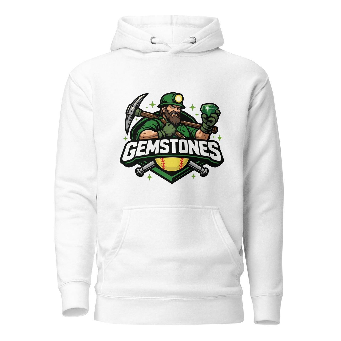 Performance | Hoodie | Silver Valley Gemstones | Emerald Valley Logo