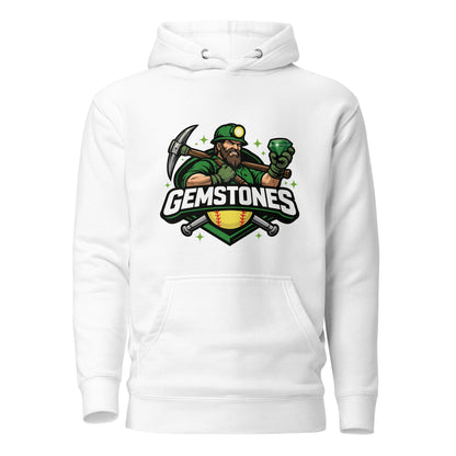 Performance | Hoodie | Silver Valley Gemstones | Emerald Valley Logo