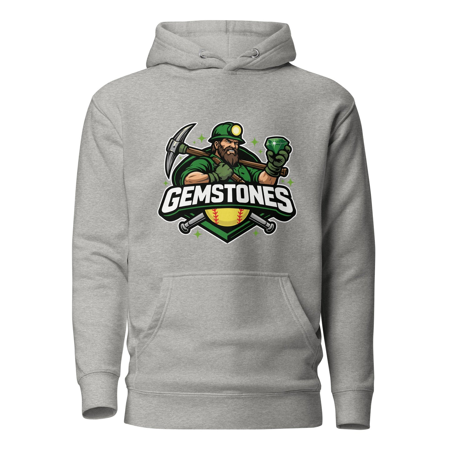 Performance | Hoodie | Silver Valley Gemstones | Emerald Valley Logo