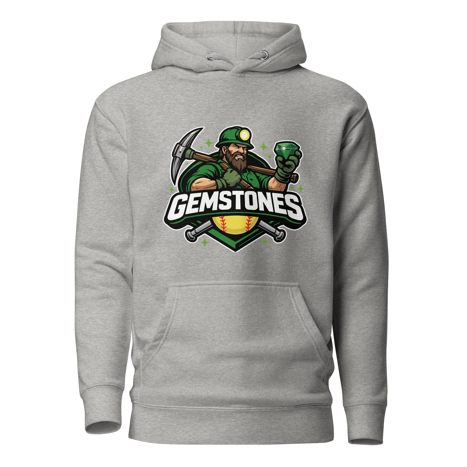 Performance | Hoodie | Silver Valley Gemstones | Emerald Valley Logo