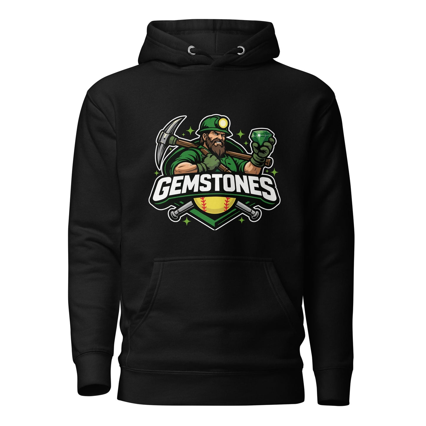Performance | Hoodie | Silver Valley Gemstones | Emerald Valley Logo