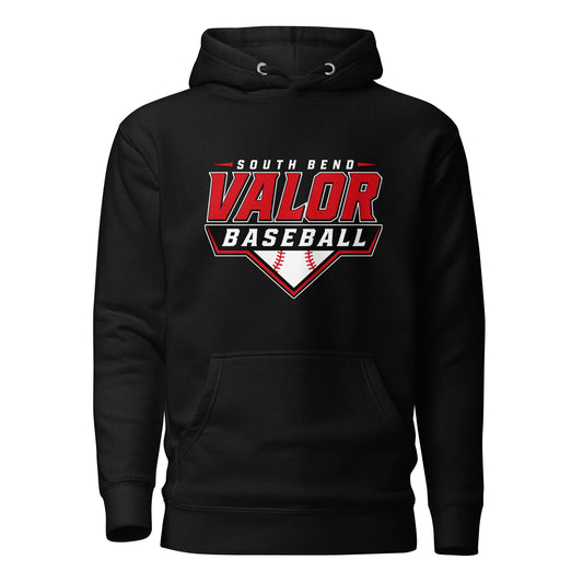 Performance | Hoodie | South Bend Valor Baseball | Vanguard Logo