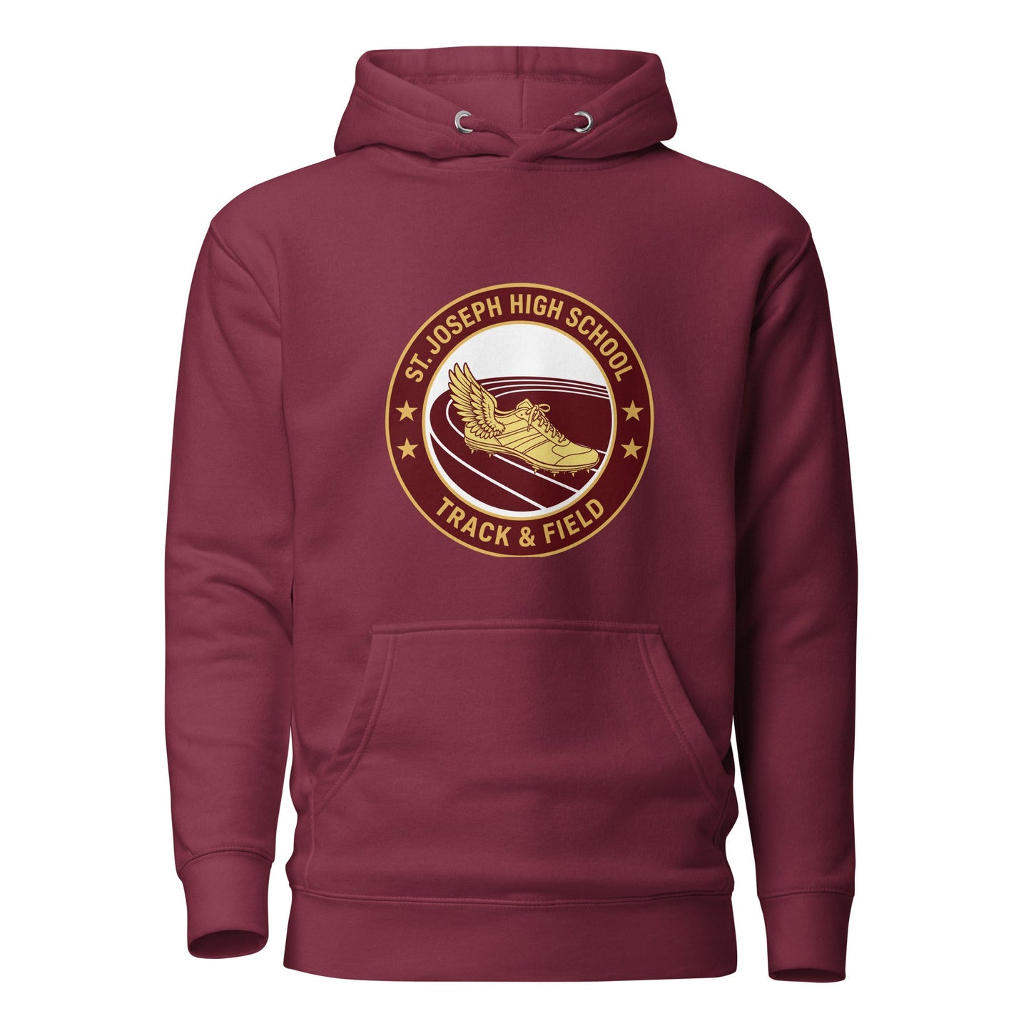 Performance | Hoodie | St. Joseph High School - Track & Field | Badge Logo