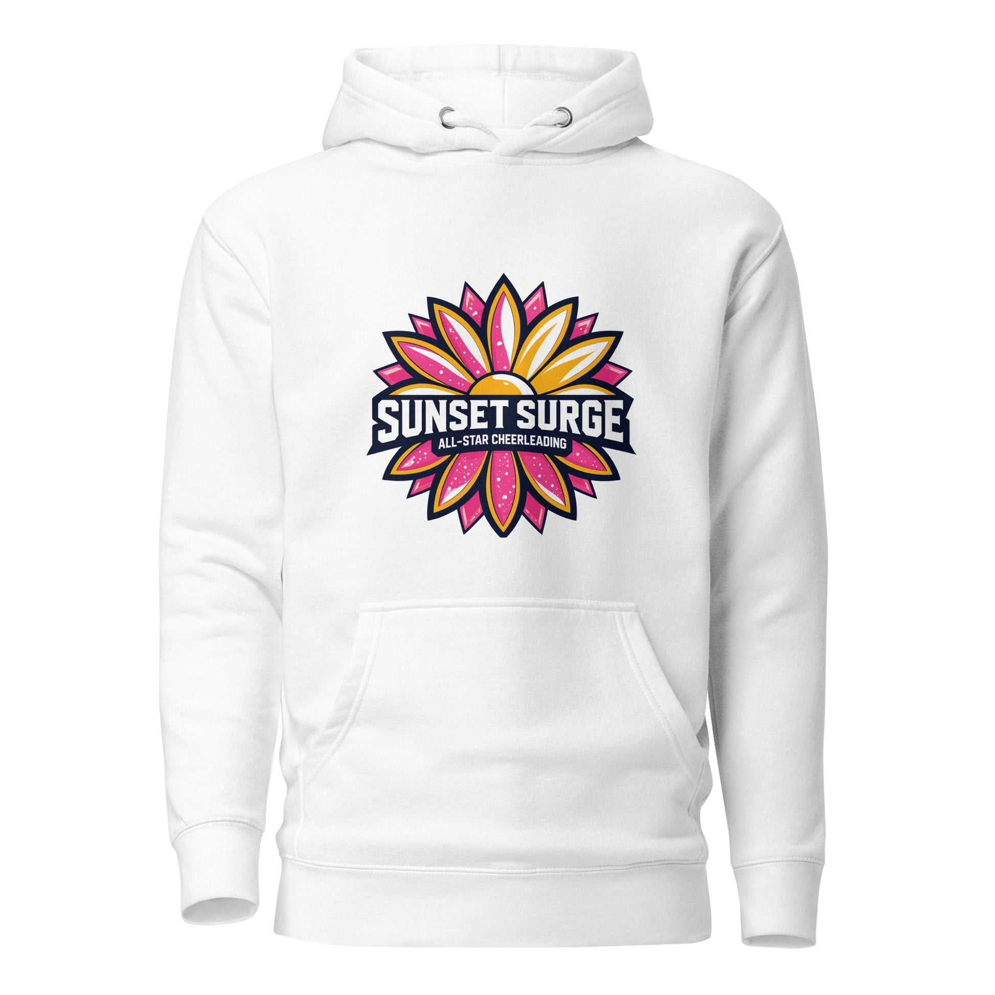 Performance | Hoodie | Sunset Surge All-Star Cheerleading | Bloom Surge Logo