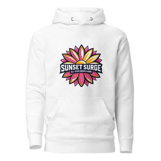 Performance | Hoodie | Sunset Surge All-Star Cheerleading | Bloom Surge Logo