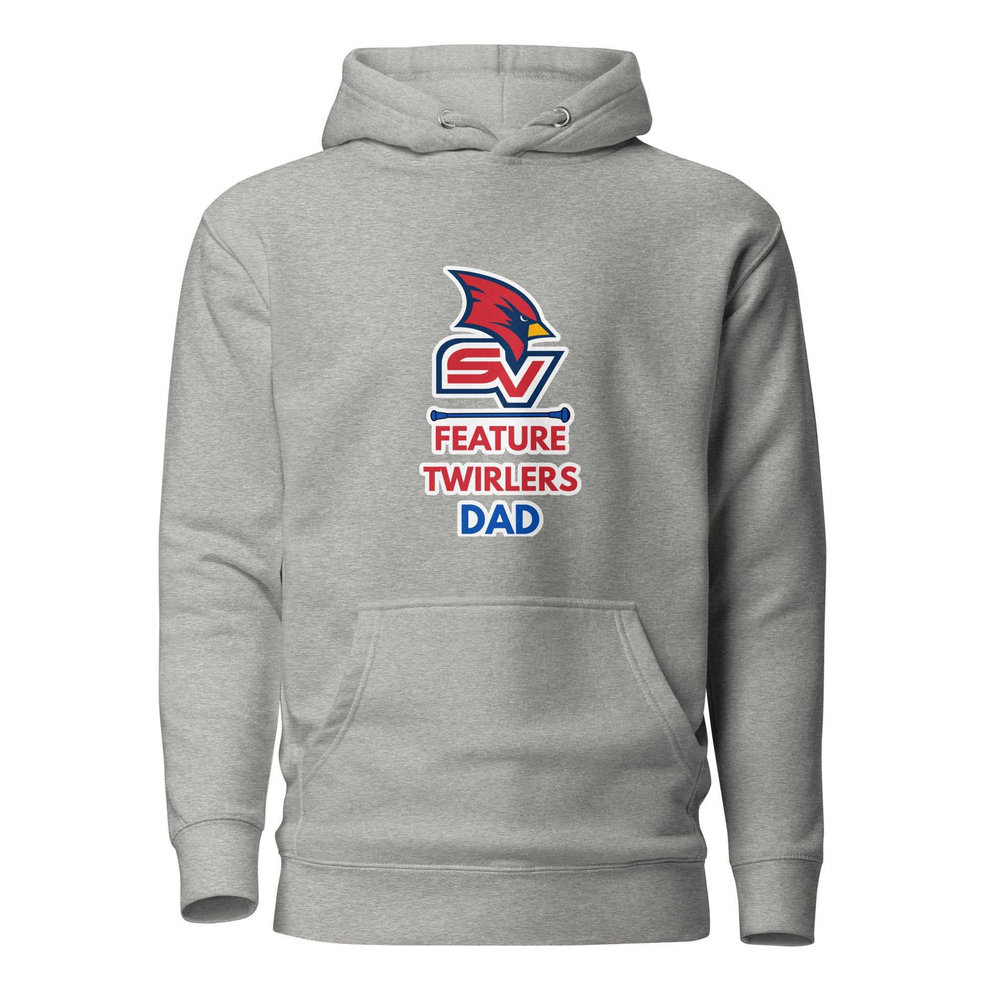 Performance | Hoodie | SVSU Feature twirlers | Dad Logo