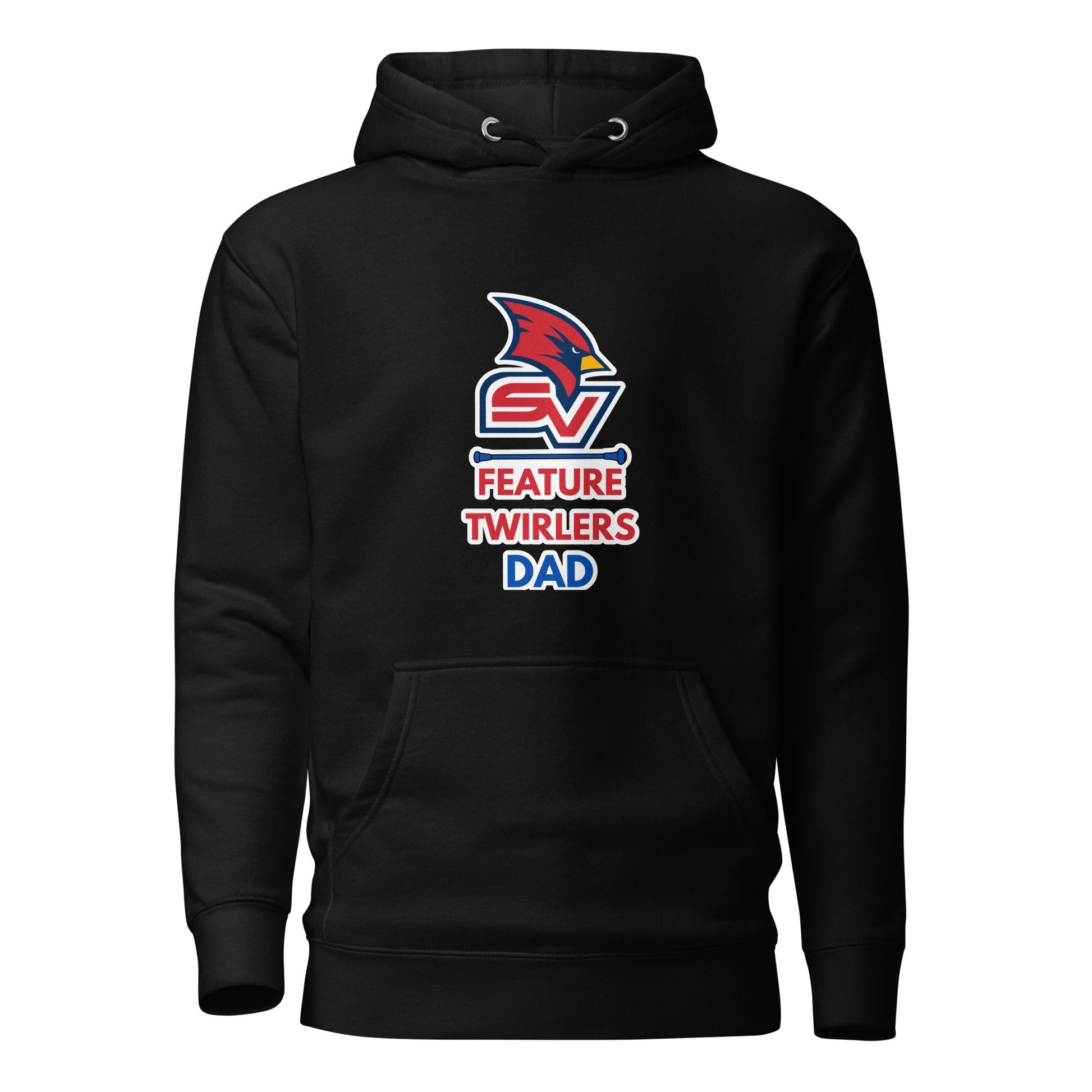Performance | Hoodie | SVSU Feature twirlers | Dad Logo