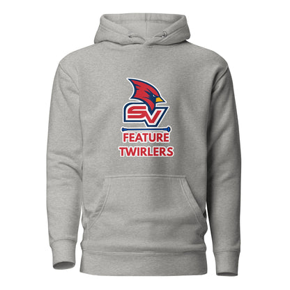 Performance | Hoodie | SVSU Feature twirlers | Icon Logo