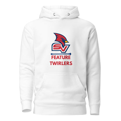 Performance | Hoodie | SVSU Feature twirlers | Icon Logo