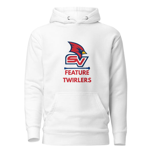 Performance | Hoodie | SVSU Feature twirlers | Icon Logo