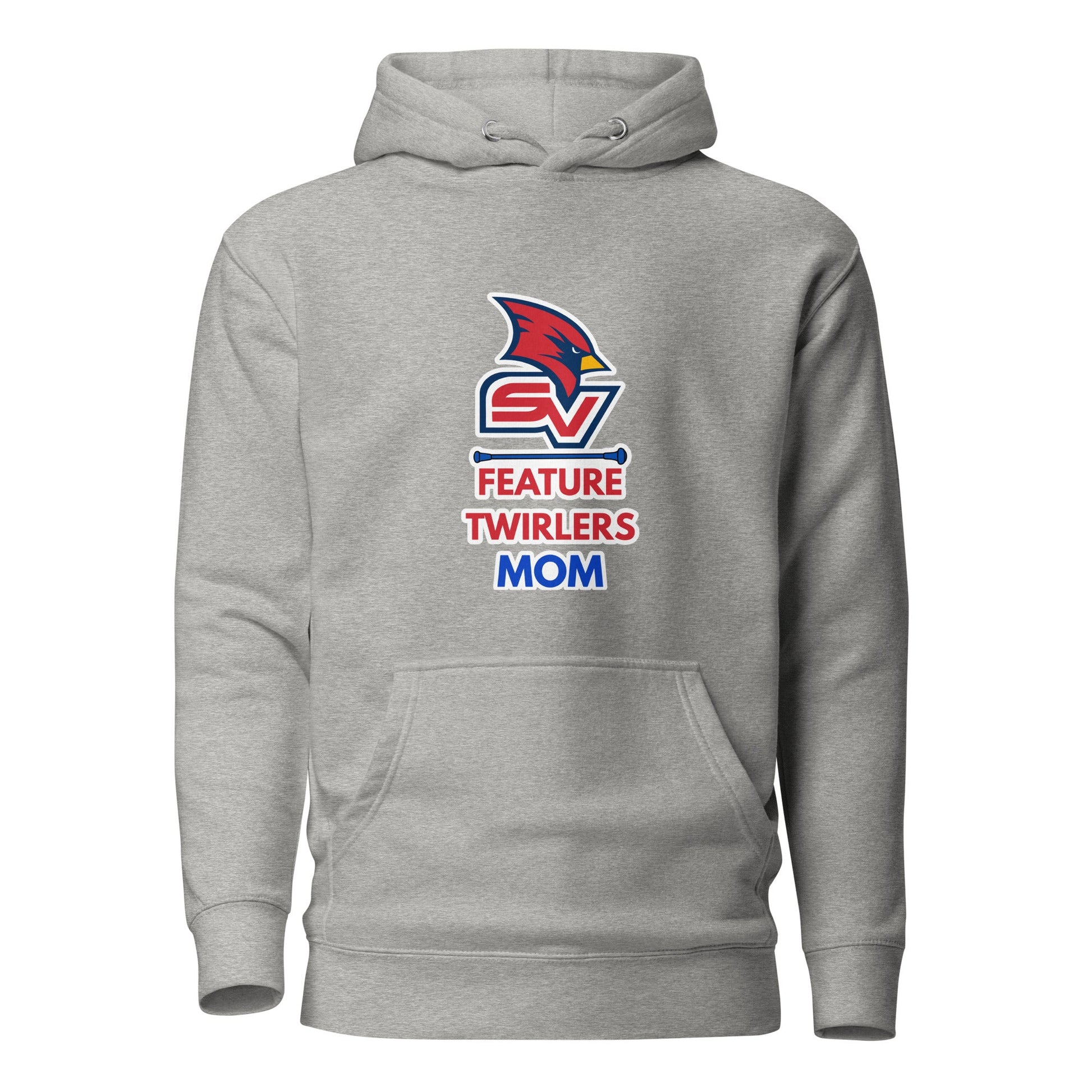 Performance | Hoodie | SVSU Feature twirlers | Mom Logo