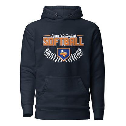 Performance | Hoodie | Texas Unlimited | Softball Logo