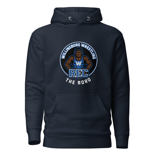 Performance | Hoodie | The Boro Brand | Wrestler Logo