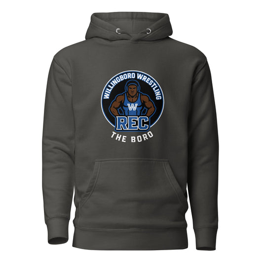 Performance | Hoodie | The Boro Brand | Wrestler Logo