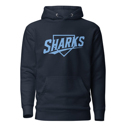 Performance | Hoodie | The Sharks Baseball Team | Crest Logo