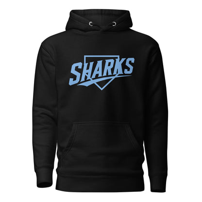 Performance | Hoodie | The Sharks Baseball Team | Crest Logo