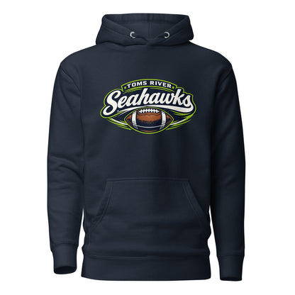 Performance | Hoodie | Toms River Seahawks | Football Emblem Logo