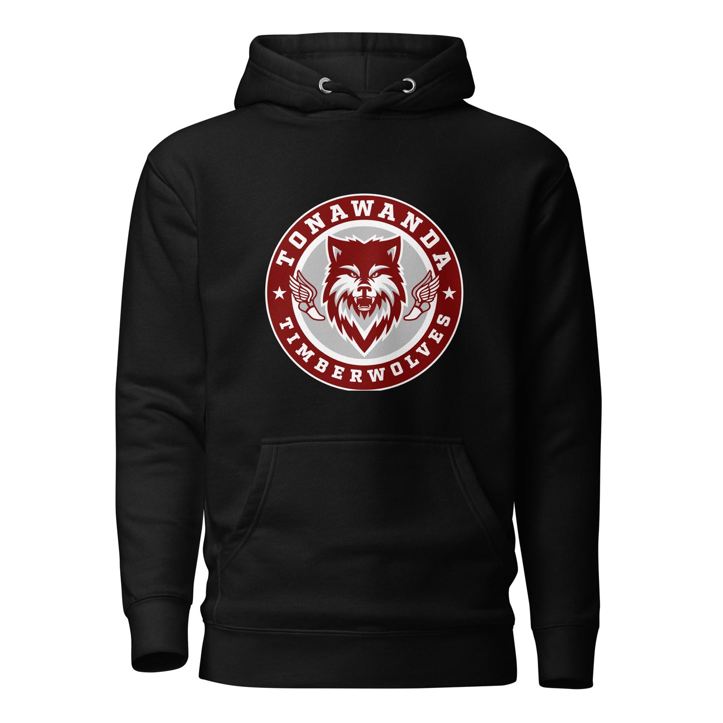 Performance | Hoodie | Tonawanda High School Track and Field | Mascot Badge Logo