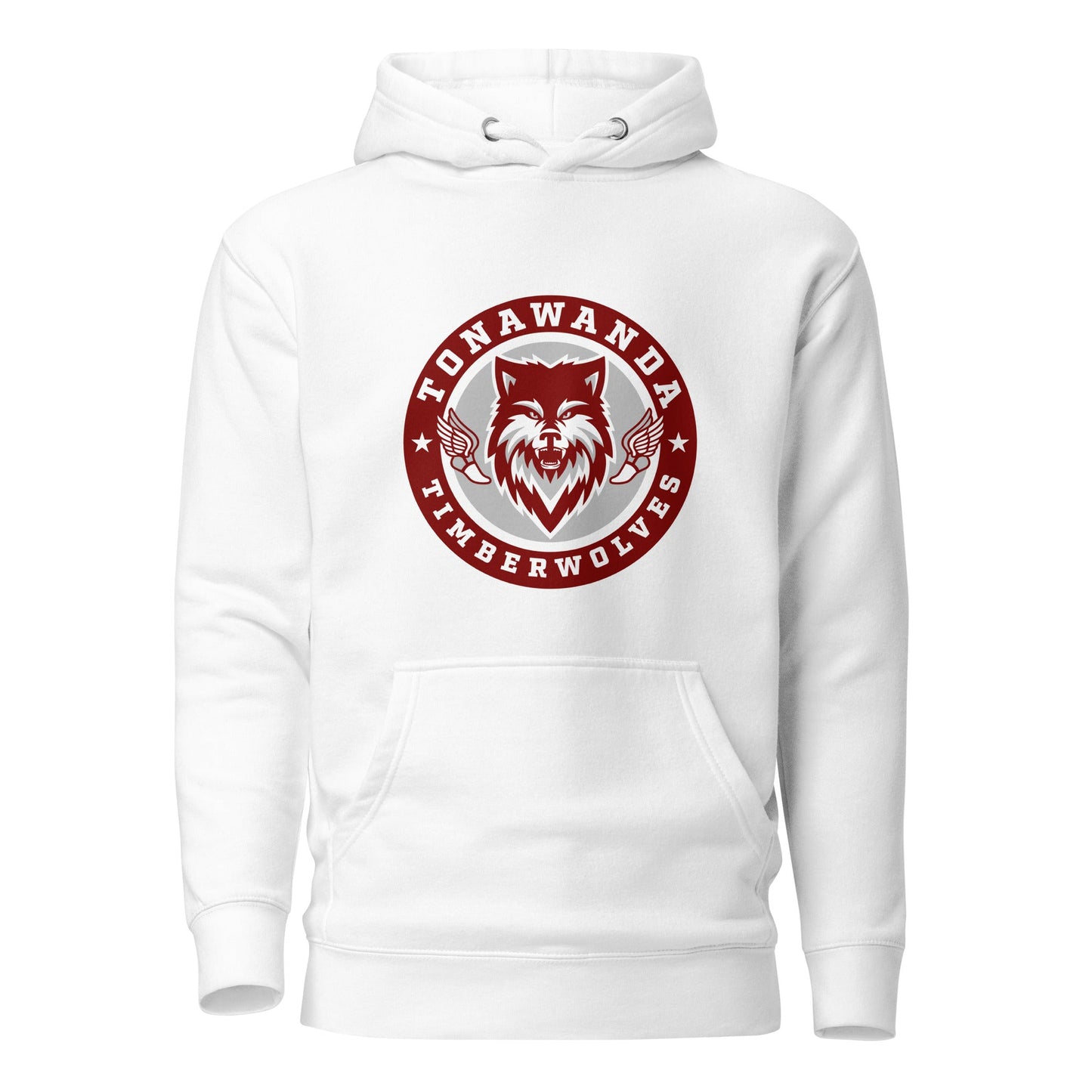 Performance | Hoodie | Tonawanda High School Track and Field | Mascot Badge Logo