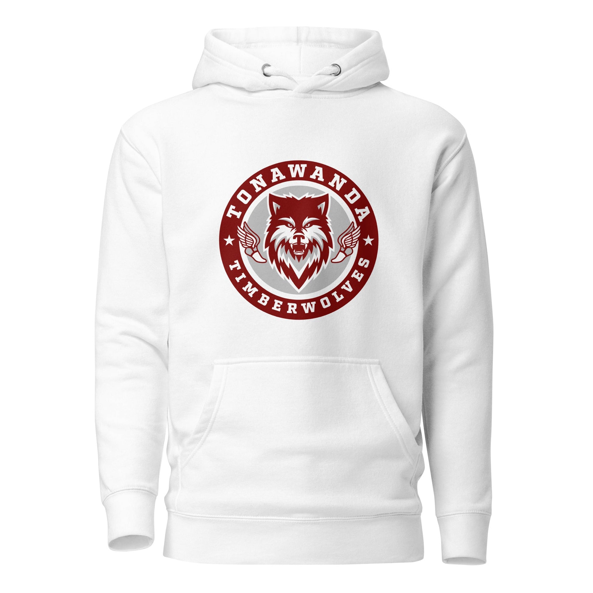 Performance | Hoodie | Tonawanda High School Track and Field | Mascot Badge Logo