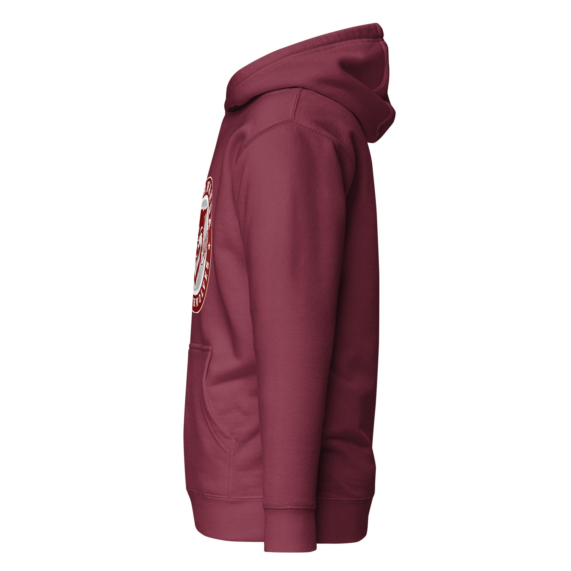 Performance | Hoodie | Tonawanda High School Track and Field | Mascot Badge Logo