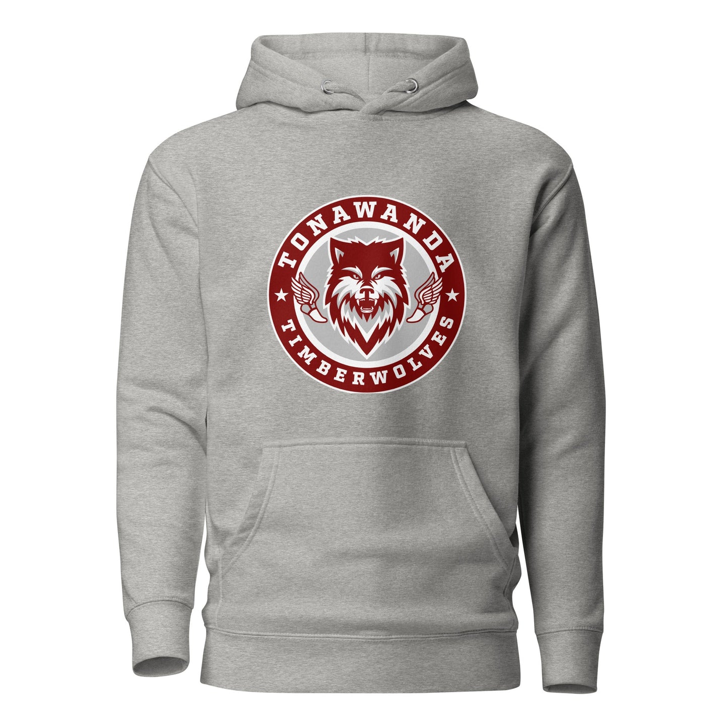 Performance | Hoodie | Tonawanda High School Track and Field | Mascot Badge Logo
