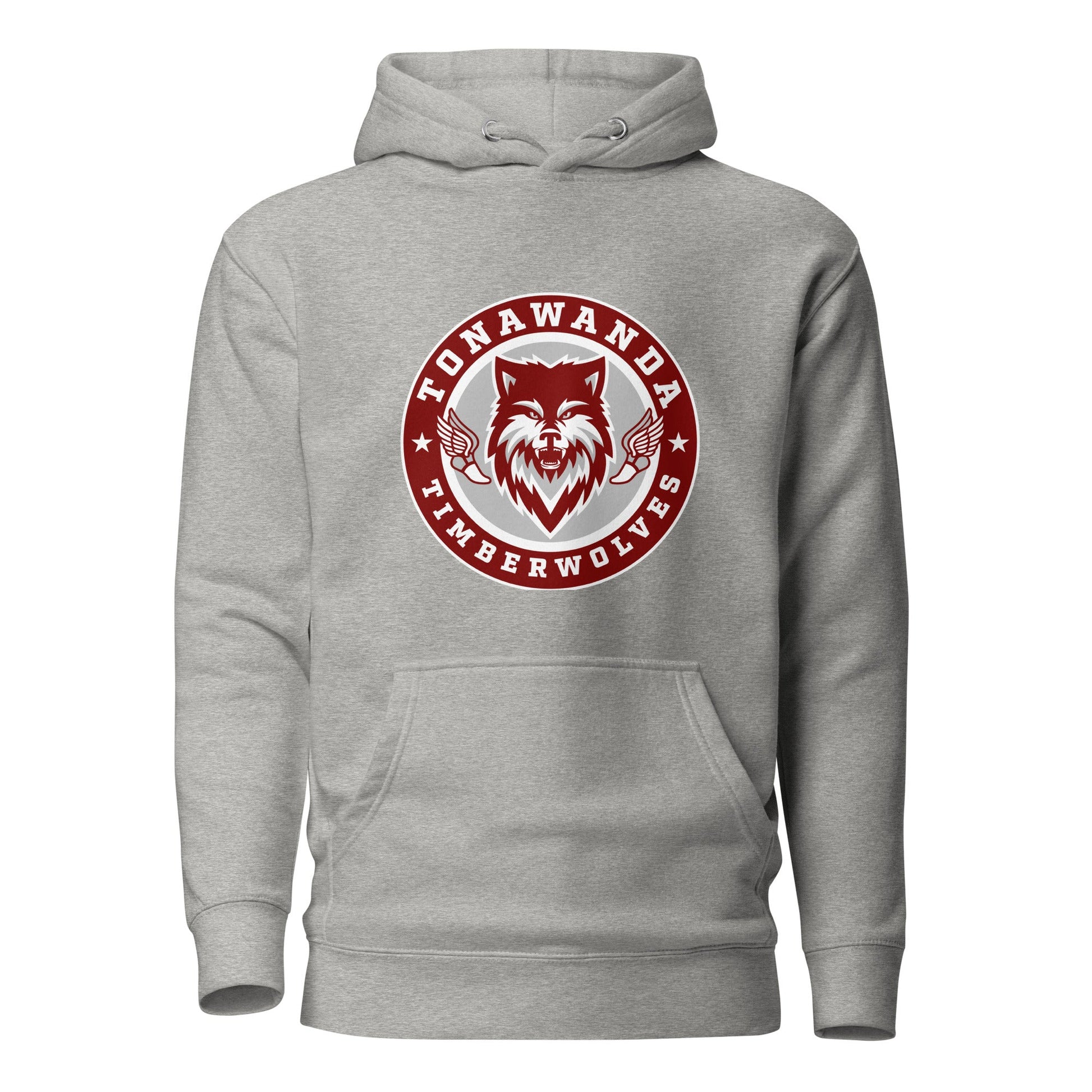 Performance | Hoodie | Tonawanda High School Track and Field | Mascot Badge Logo