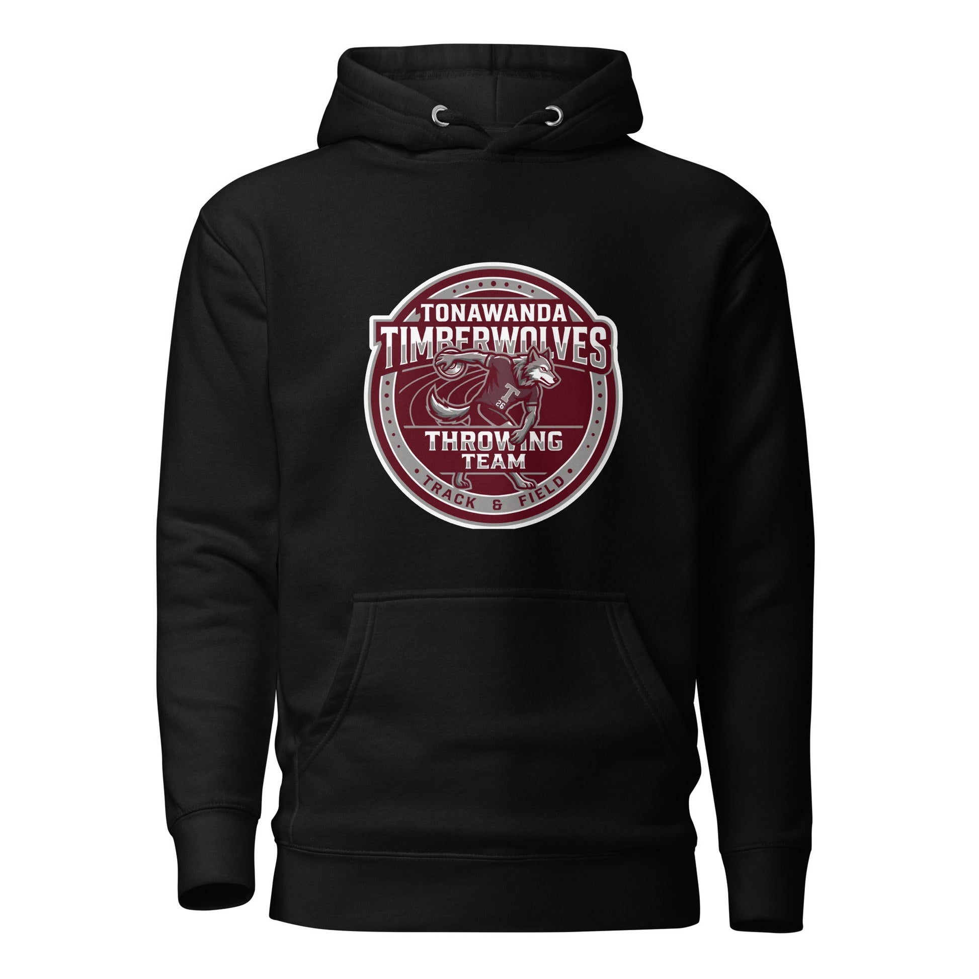 Performance | Hoodie | Tonawanda High School Track and Field | Throwing Team Logo
