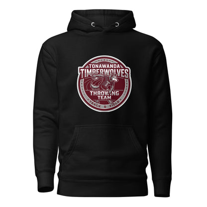 Performance | Hoodie | Tonawanda High School Track and Field | Throwing Team Logo
